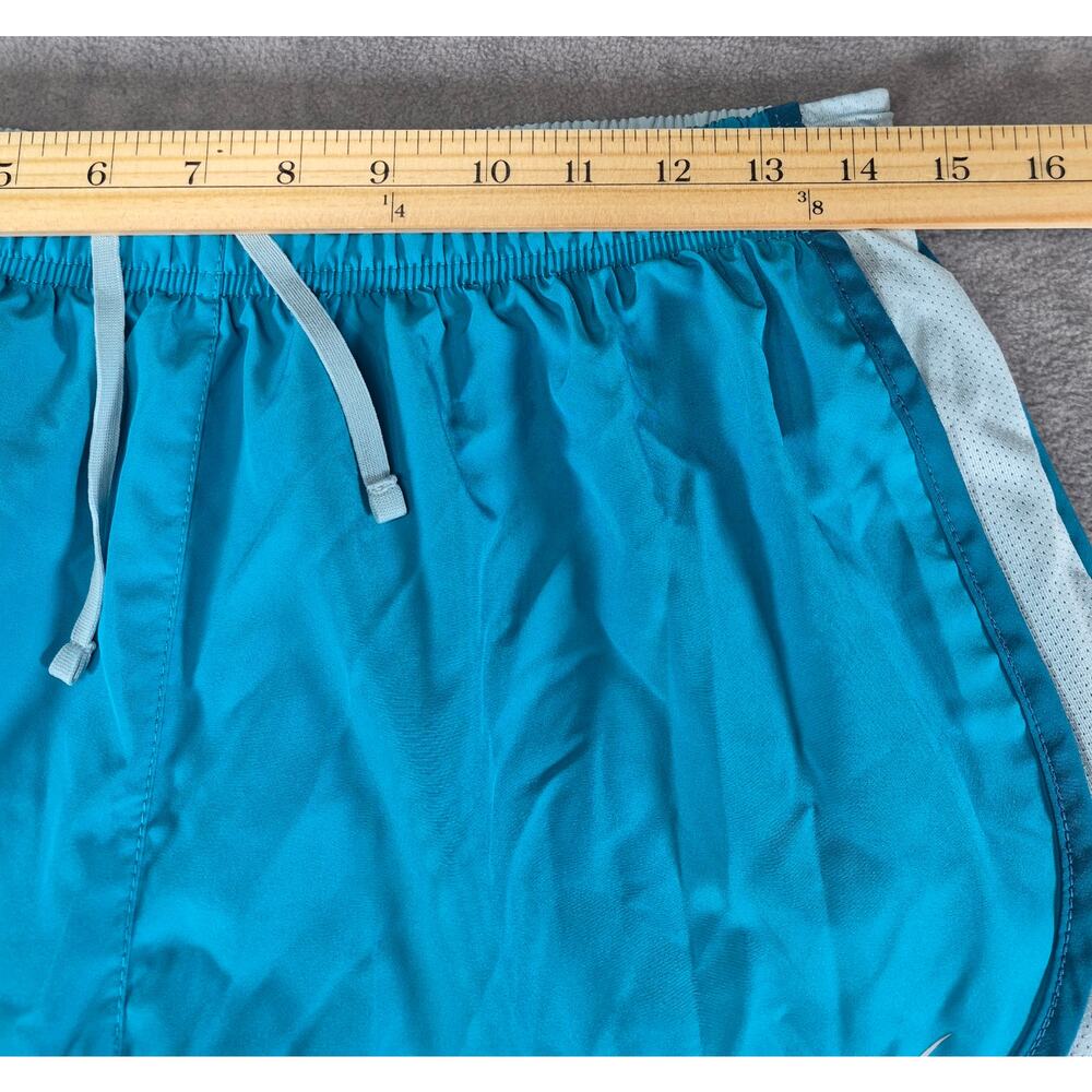 Nike Womens Dri-FIT Blue Athletic Running Shorts Size L Performance - Picture 4 of 8
